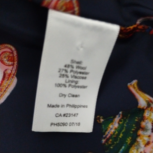 Talbots Aberdeen Wool Blend Herringbone Tweed Blazer 4 - Picture 11 of 16